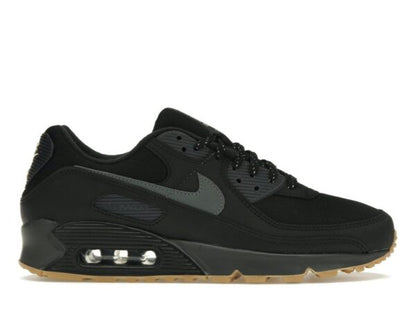 Nike Air Max 90 Black Smoke Grey Gum Reflective FV0387-001 - savito