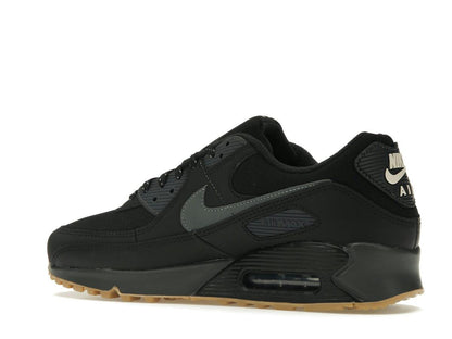 Nike Air Max 90 Black Smoke Grey Gum Reflective FV0387-001 - savito