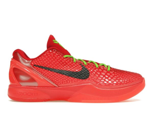 Nike Kobe 6 Protro Reverse Grinch Bright Crimson FV4921-600 - savito