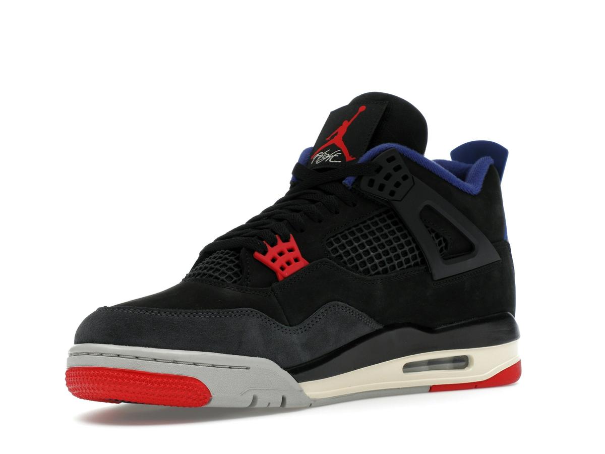 Jordan 4 Retro Rare Air FV5029-003 Black Fire Red Deep Royal Blue Dark Smoke Grey Tech Grey - savito