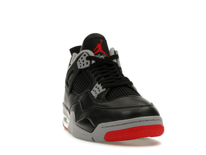 Jordan 4 Retro Bred Reimagined FV5029-006 Black Cement Grey Varsity Red Sneakers - savito