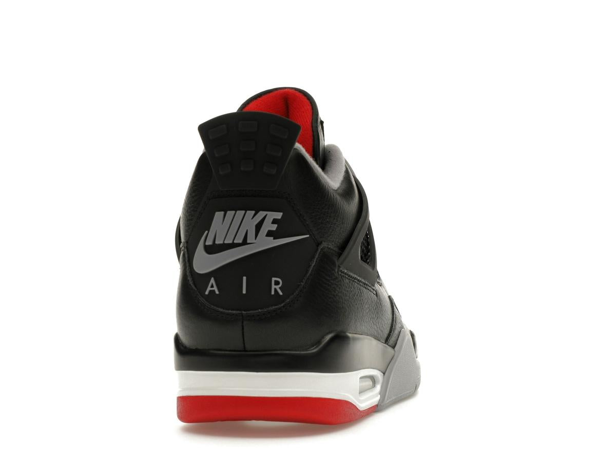 Jordan 4 Retro Bred Reimagined FV5029-006 Black Cement Grey Varsity Red Sneakers - savito