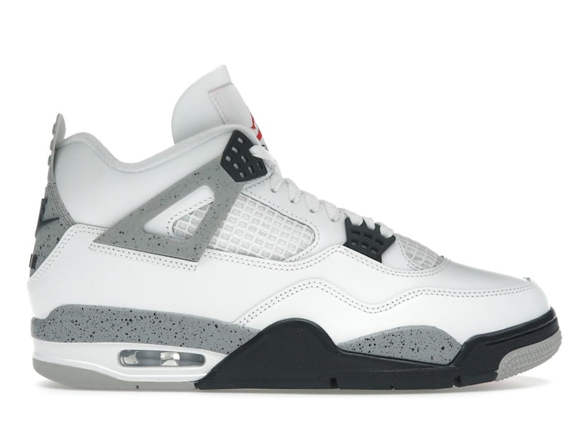 Nike Air Jordan 4 Retro White Cement (2025) FV5029-100 Summit White Fire Red Tech Grey Black - savito