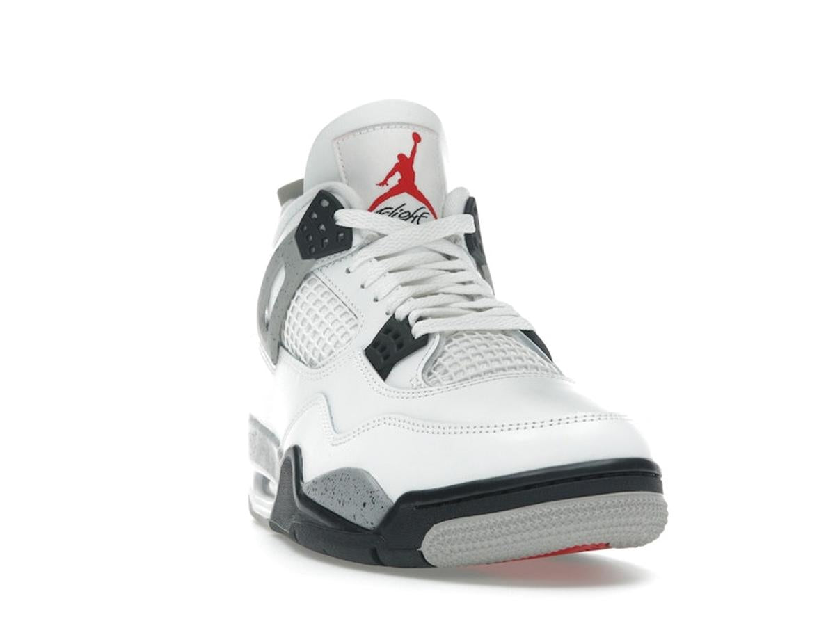 Nike Air Jordan 4 Retro White Cement (2025) FV5029-100 Summit White Fire Red Tech Grey Black - savito