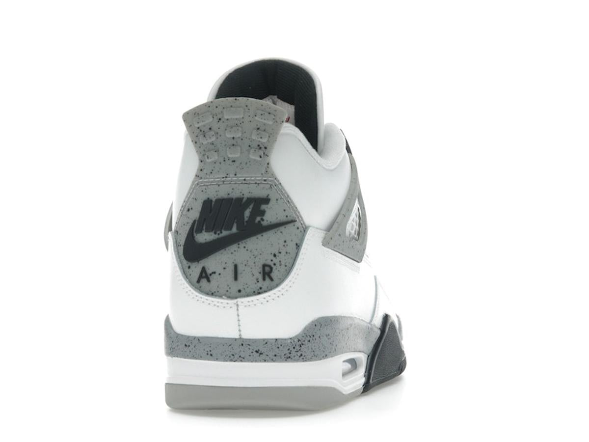 Nike Air Jordan 4 Retro White Cement (2025) FV5029-100 Summit White Fire Red Tech Grey Black - savito