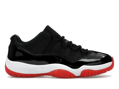 Jordan 11 Retro Low Bred 2025 Black Varsity Red FV5104-006 - savito