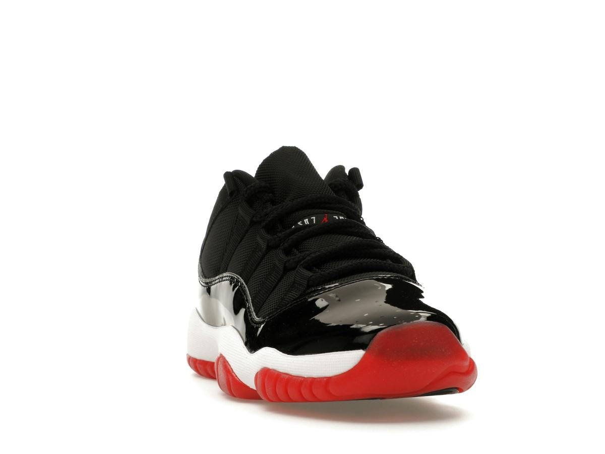 Jordan 11 Retro Low Bred GS 2025 FV5121-006 Black White Varsity Red - savito