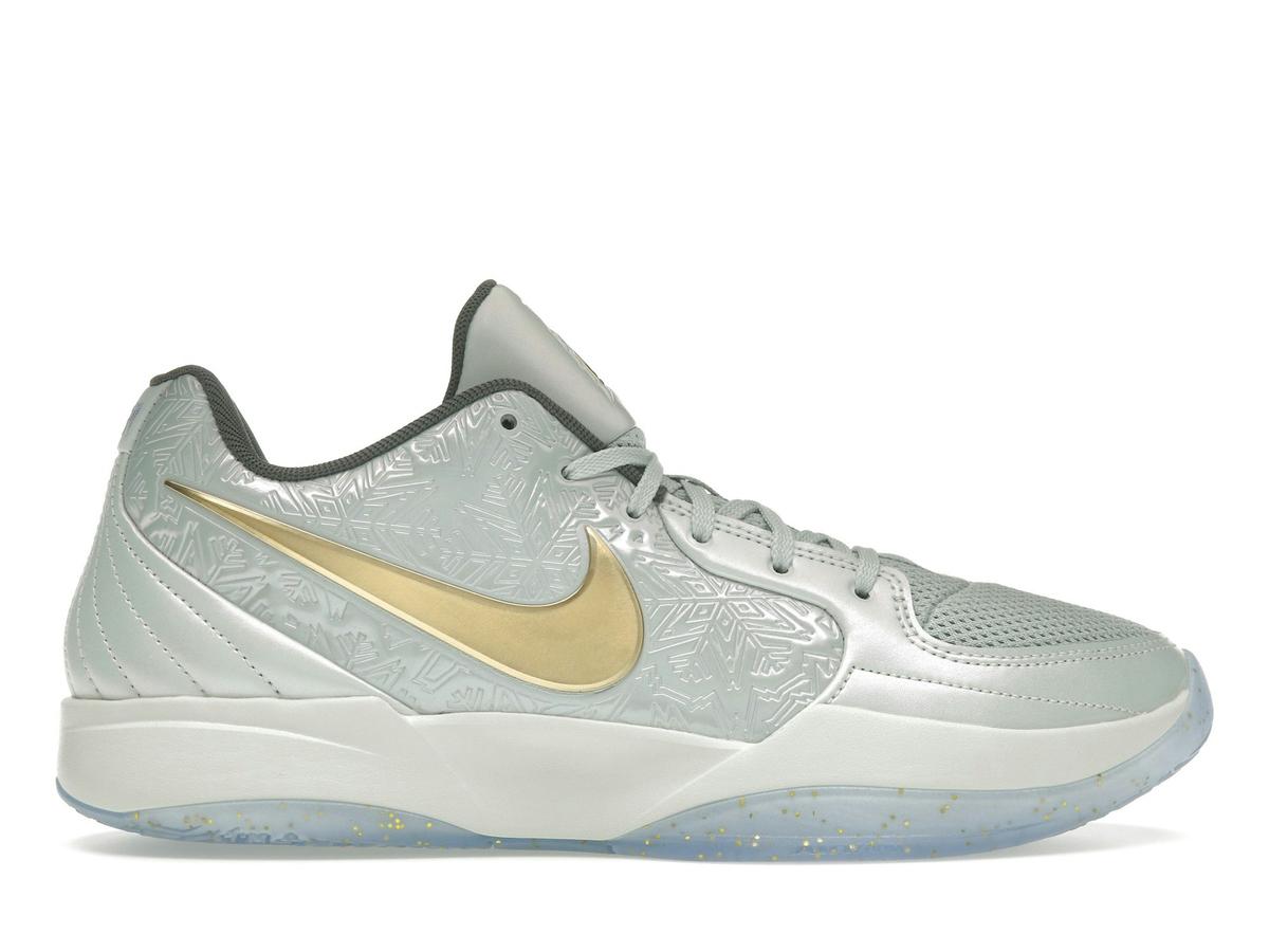 Nike Ja 2 Tree Topper Light Silver Metallic Gold Performance Sneakers FV6070-002 - savito