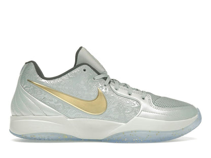 Nike Ja 2 Tree Topper Light Silver Metallic Gold Performance Sneakers FV6070-002 - savito