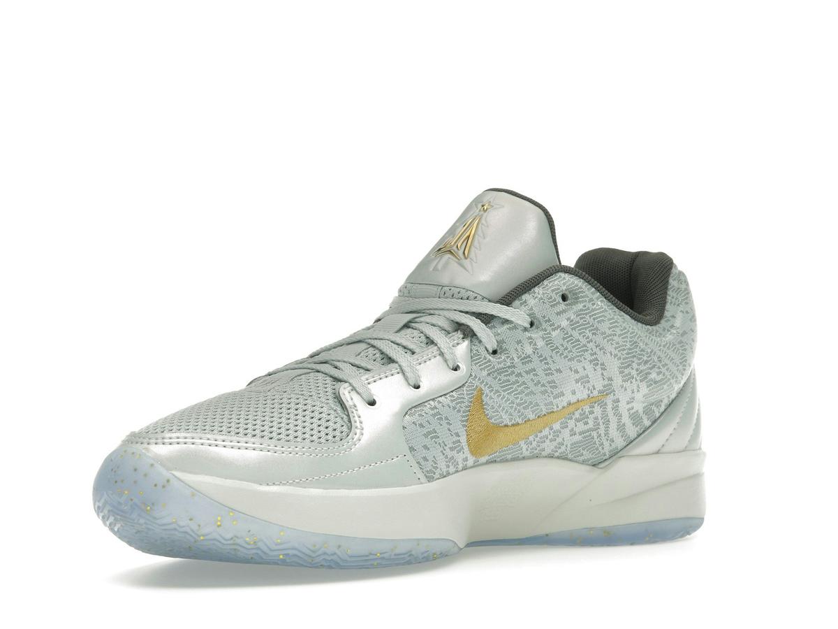 Nike Ja 2 Tree Topper Light Silver Metallic Gold Performance Sneakers FV6070-002 - savito
