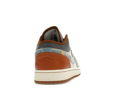 Jordan 1 Low SE Phantom Repaired Denim Swoosh FZ5042-041 - savito
