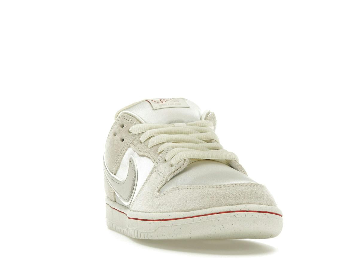 Nike SB Dunk Low City of Love Light Bone Coconut Milk University Red FZ5654-100 - savito