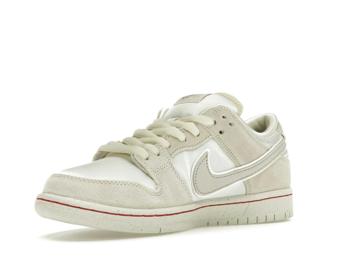 Nike SB Dunk Low City of Love Light Bone Coconut Milk University Red FZ5654-100 - savito