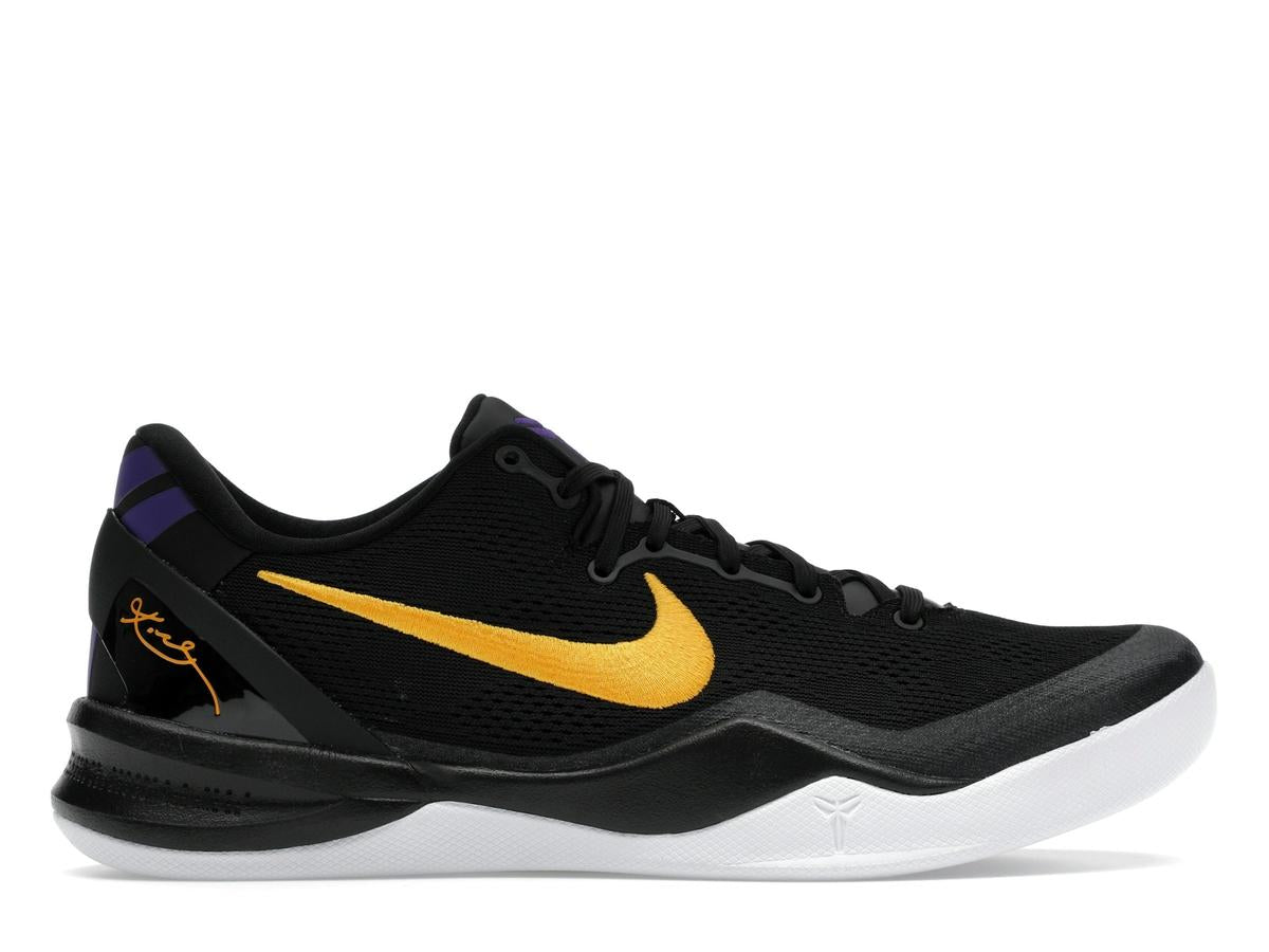 Nike Kobe 8 Protro Lakers Away Black Basketball Shoes HF9550-001 - savito