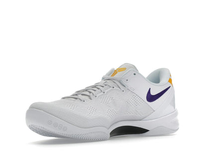 Nike Kobe 8 Protro Lakers Home White Court Purple University Gold HF9550-100 - savito