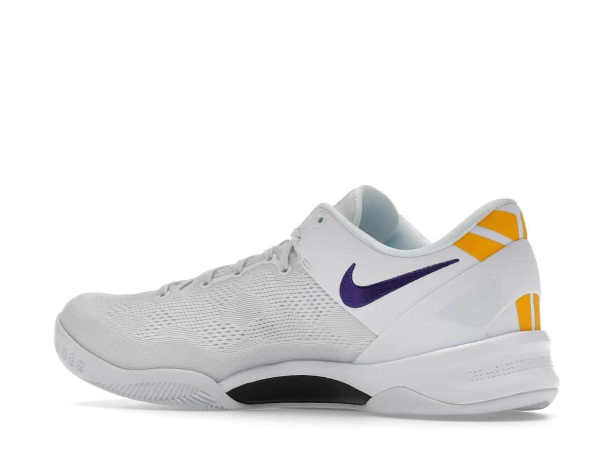 Nike Kobe 8 Protro Lakers Home White Court Purple University Gold HF9550-100 - savito