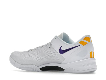 Nike Kobe 8 Protro Lakers Home White Court Purple University Gold HF9550-100 - savito