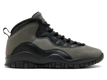 Jordan 10 Retro Shadow (2025) HJ6779-001 Charred Grey True Red Black - savito