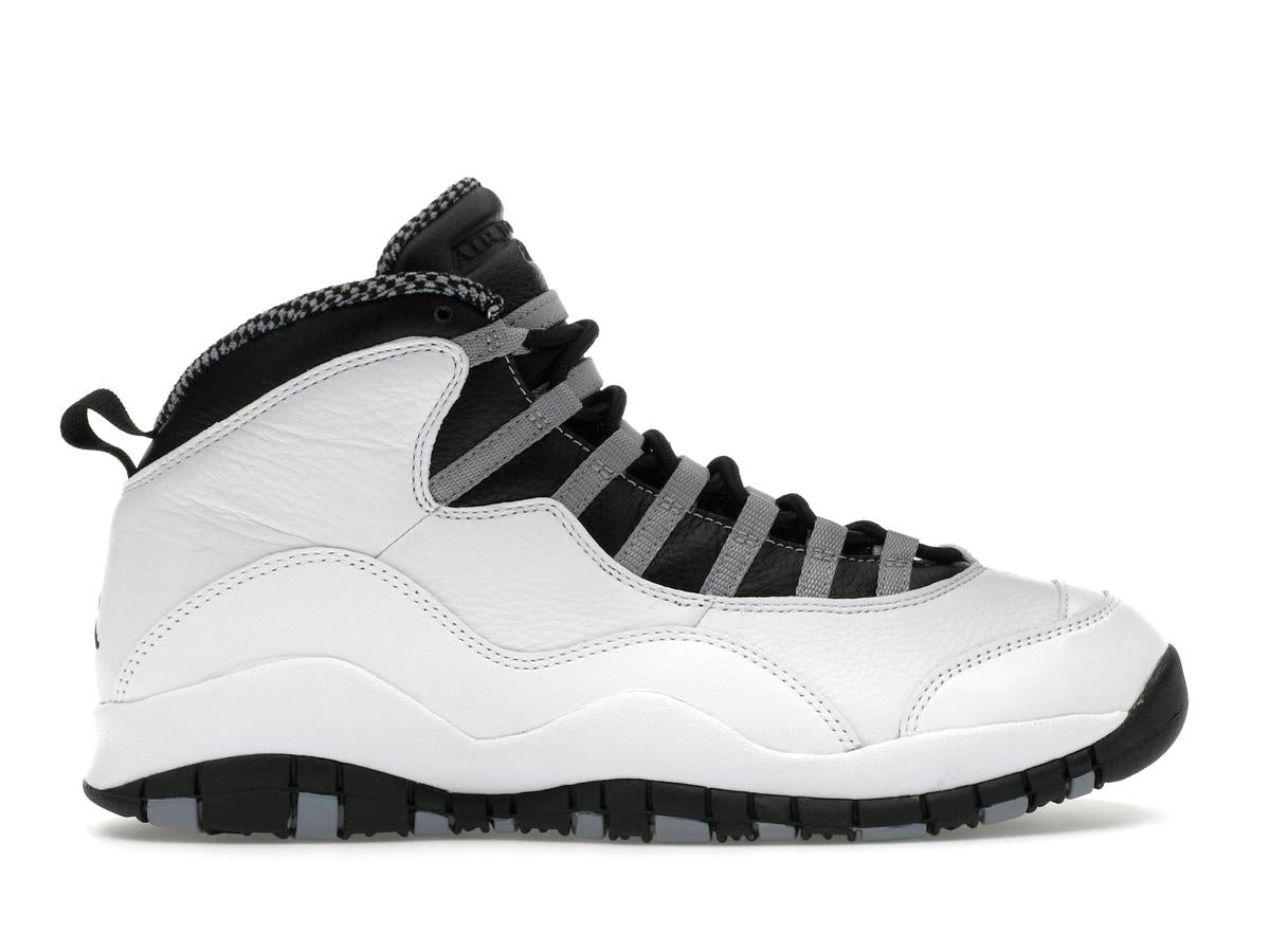 Jordan 10 Retro OG Steel 2025 White Black Light Steel Grey HJ6779-104 - savito