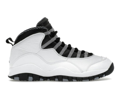 Jordan 10 Retro OG Steel 2025 White Black Light Steel Grey HJ6779-104 - savito