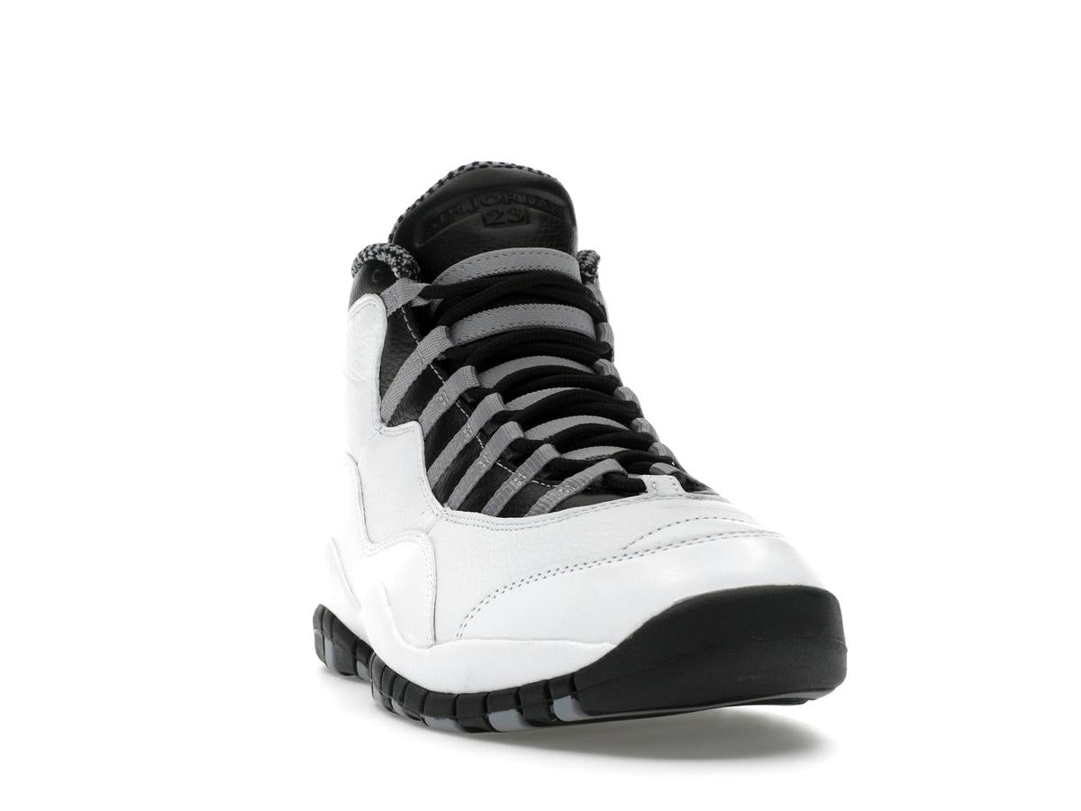 Jordan 10 Retro OG Steel 2025 White Black Light Steel Grey HJ6779-104 - savito