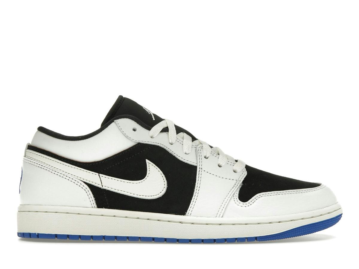 Jordan 1 Low Quai 54 (2024) Black White Royal Blue Orange HQ0764-001 - savito