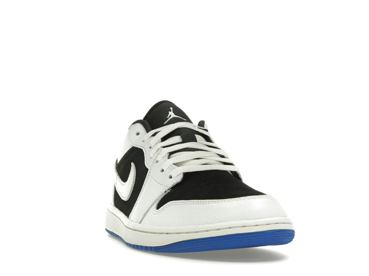 Jordan 1 Low Quai 54 (2024) Black White Royal Blue Orange HQ0764-001 - savito