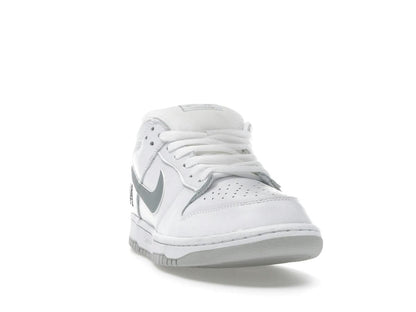 Nike SB Dunk Low Supreme 94 White Metallic Silver HQ8487-100 - savito