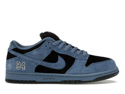 Nike SB Dunk Low Supreme 94 Ocean Fog Black HQ8487-400 - savito