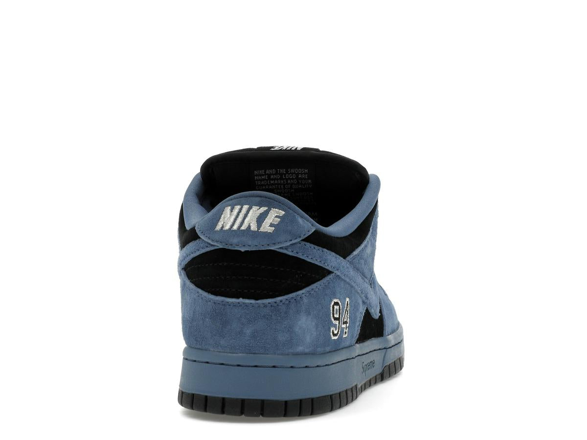 Nike SB Dunk Low Supreme 94 Ocean Fog Black HQ8487-400 - savito