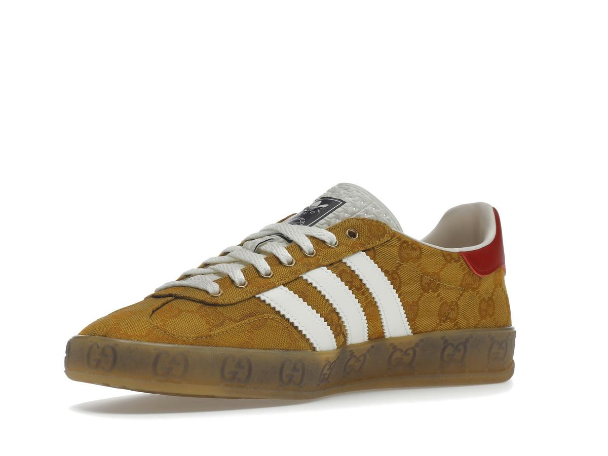 Adidas Gazelle Gucci Original GG Beige Brown Sneakers HQ8850 - savito