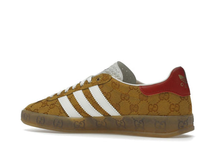 Adidas Gazelle Gucci Original GG Beige Brown Sneakers HQ8850 - savito