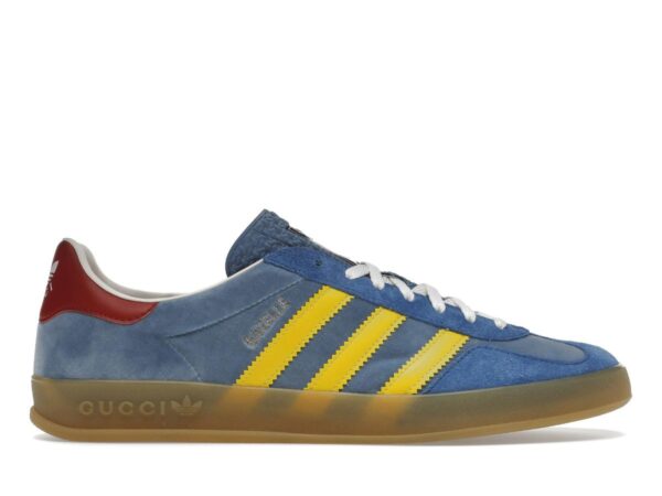 adidas x Gucci Gazelle Blue Suede Luxury Sneakers HQ8851 - savito