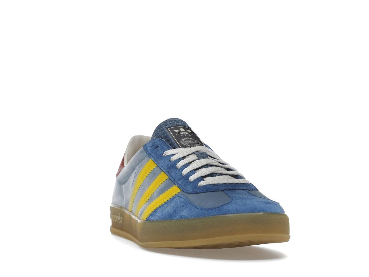 adidas x Gucci Gazelle Blue Suede Luxury Sneakers HQ8851 - savito