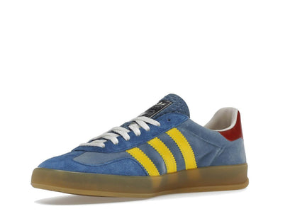 adidas x Gucci Gazelle Blue Suede Luxury Sneakers HQ8851 - savito
