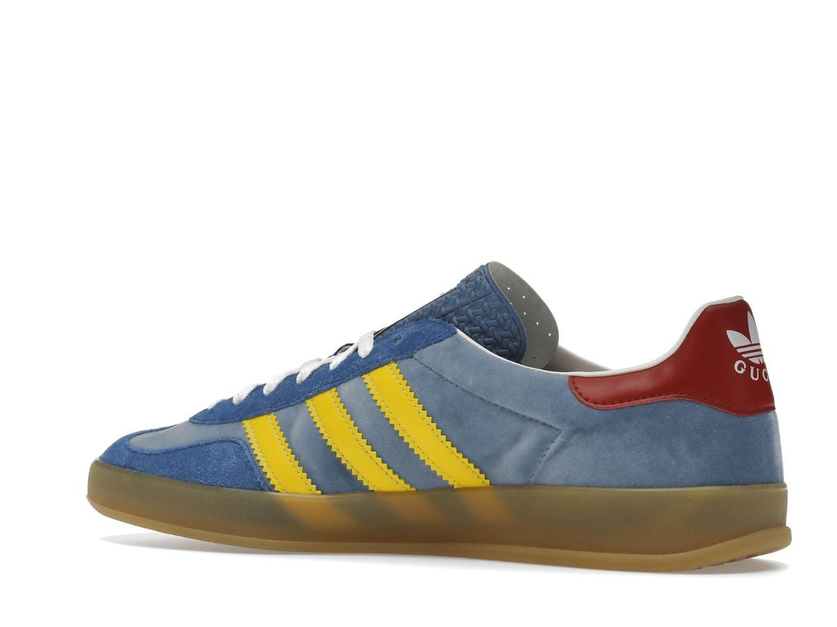 adidas x Gucci Gazelle Blue Suede Luxury Sneakers HQ8851 - savito