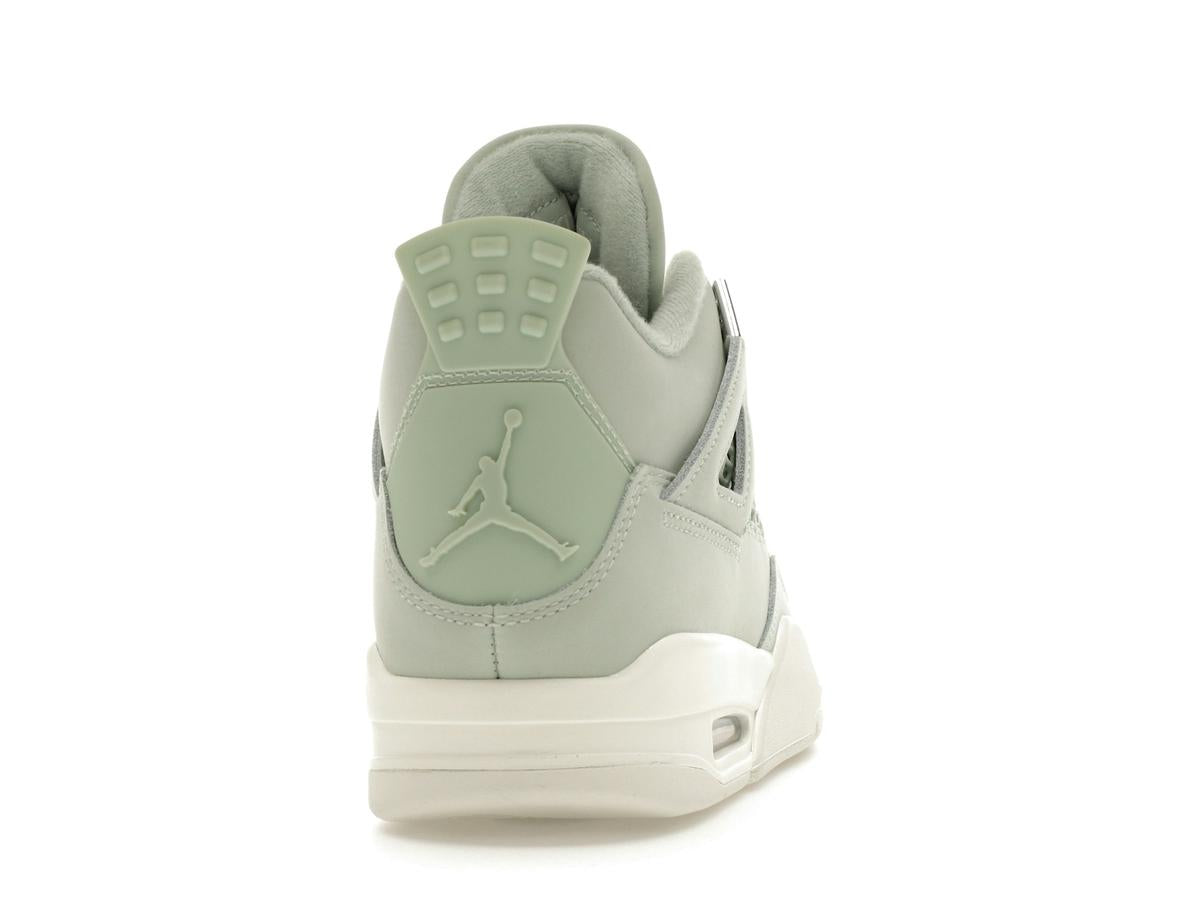 Jordan 4 Retro Seafoam Sail Women's Seafoam/Sail/Metallic Silver Sneakers HV0823-003 - savito