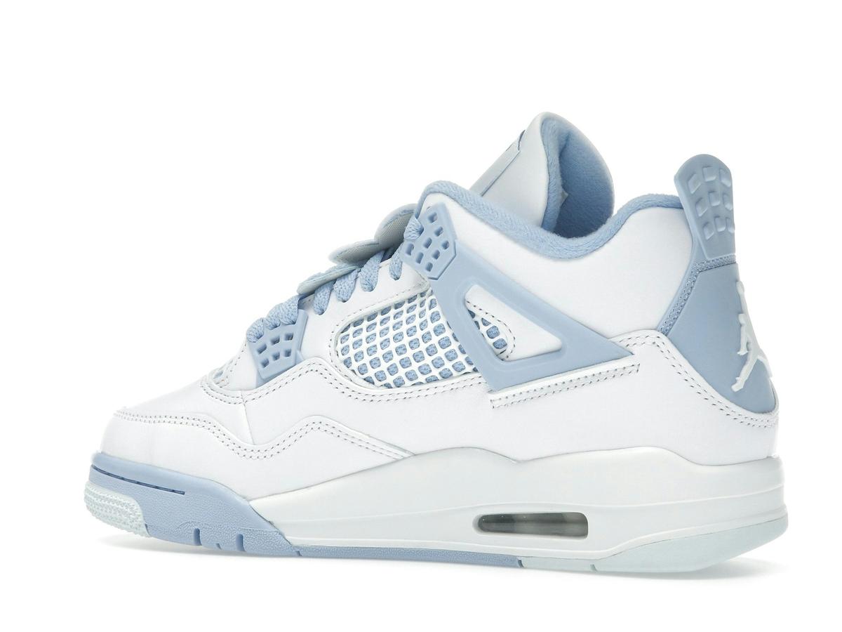 Air Jordan 4 Retro Forget Me Not Women's HV0823-100 White Blue Tint Oil Green - savito