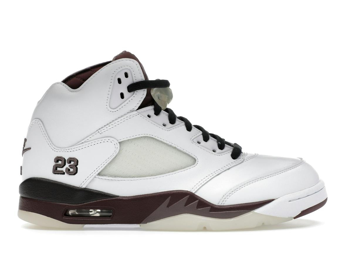 Jordan 5 Retro A Ma Maniére Black Collective White/Violet Ore-Burgundy Crush-Black IB1528-100 - savito