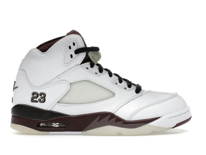 Jordan 5 Retro A Ma Maniére Black Collective White/Violet Ore-Burgundy Crush-Black IB1528-100 - savito