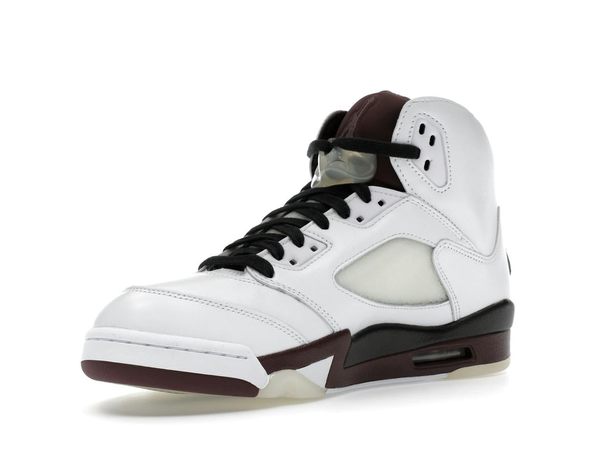 Jordan 5 Retro A Ma Maniére Black Collective White/Violet Ore-Burgundy Crush-Black IB1528-100 - savito