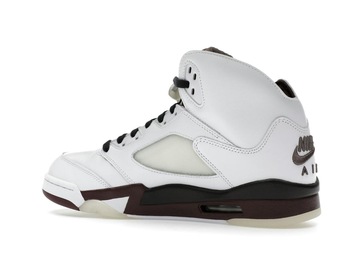 Jordan 5 Retro A Ma Maniére Black Collective White/Violet Ore-Burgundy Crush-Black IB1528-100 - savito