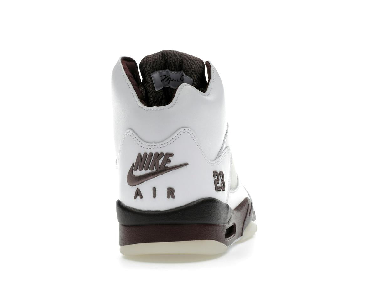 Jordan 5 Retro A Ma Maniére Black Collective White/Violet Ore-Burgundy Crush-Black IB1528-100 - savito