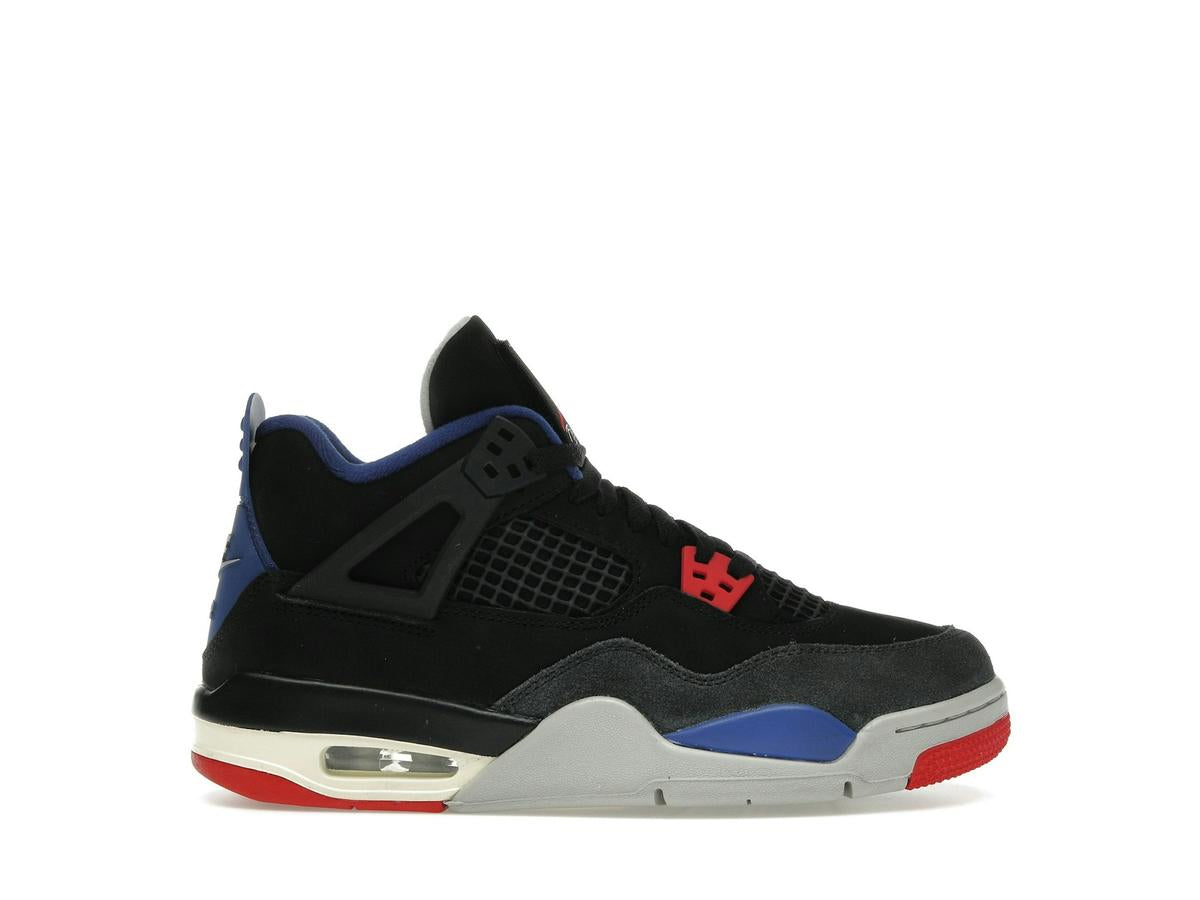 Jordan 4 Retro Rare Air (GS) Black Fire Red Deep Royal Blue IB4171-003 - savito