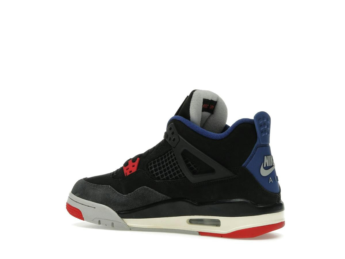 Jordan 4 Retro Rare Air (GS) Black Fire Red Deep Royal Blue IB4171-003 - savito