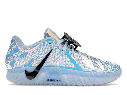 Nike Ja 3 LX All-Star Warning Label Basketball Shoes Cobalt Bliss Glacier Blue Black IB6507-400 - savito