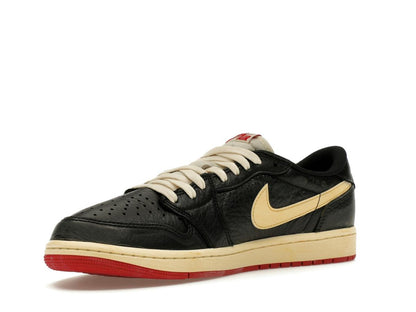 Jordan 1 Retro Low OG Nigel Sylvester Better With Time Black/Muslin/Varsity Red IB8958-001 - savito