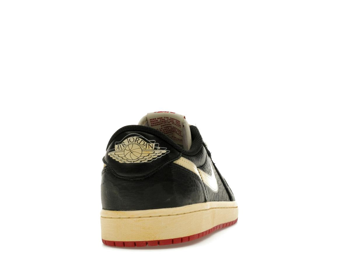 Jordan 1 Retro Low OG Nigel Sylvester Better With Time Black/Muslin/Varsity Red IB8958-001 - savito