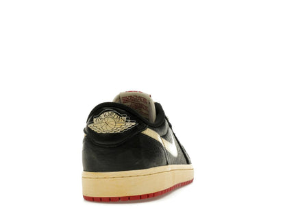 Jordan 1 Retro Low OG Nigel Sylvester Better With Time Black/Muslin/Varsity Red IB8958-001 - savito