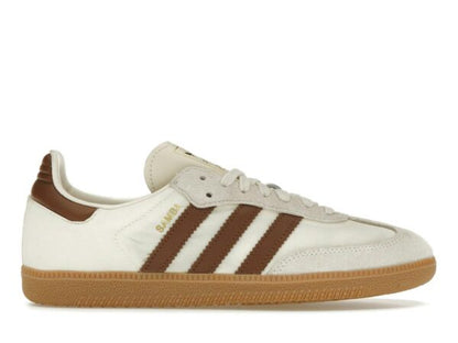 adidas Samba OG Cream White Preloved Brown Sneakers - savito